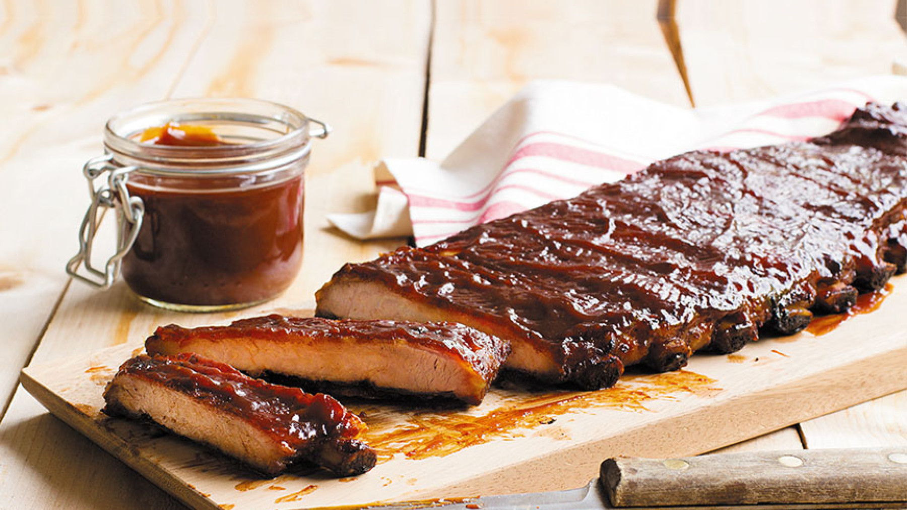 Costillas en cola de cereza