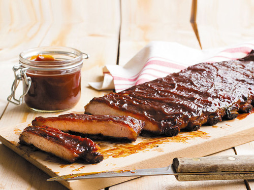 Costillas en cola de cereza