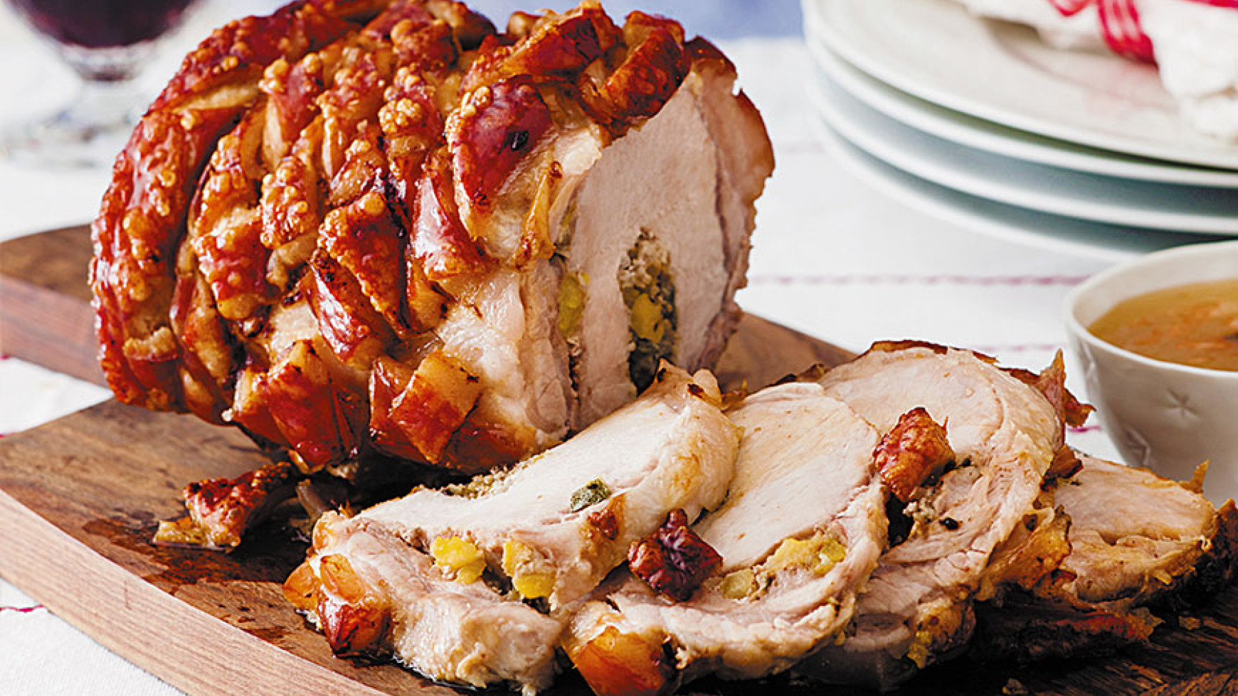 Lomito relleno de frutos secos