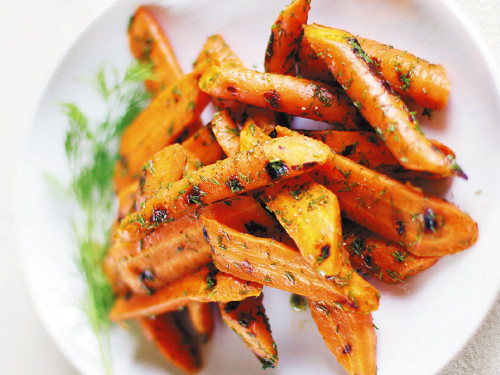 Mini zanahorias caramelizadas