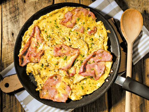 Omelette con Jamón Ahumado