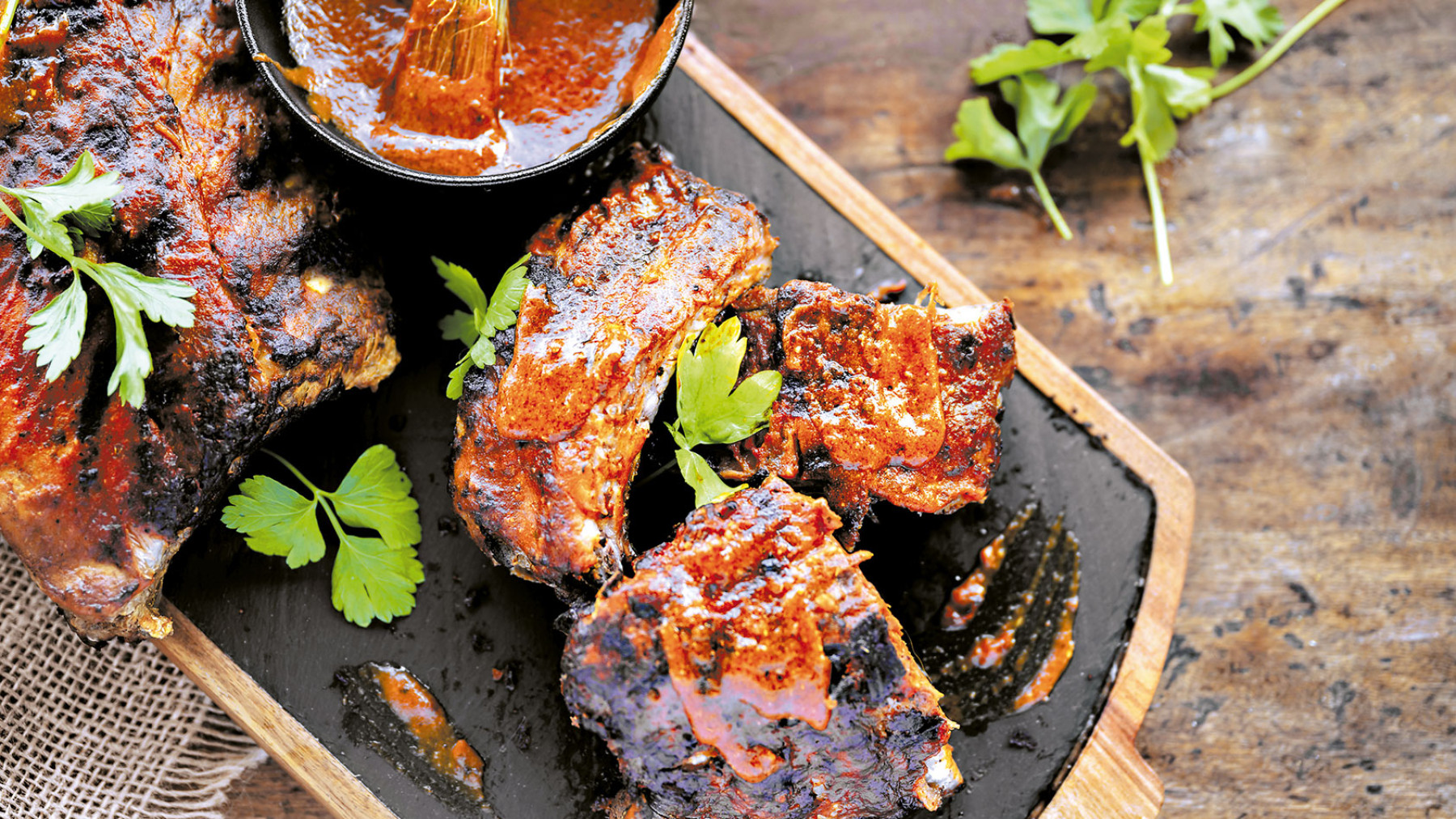 Costillas de Cerdo en Salsa de Mango y Jalapeño