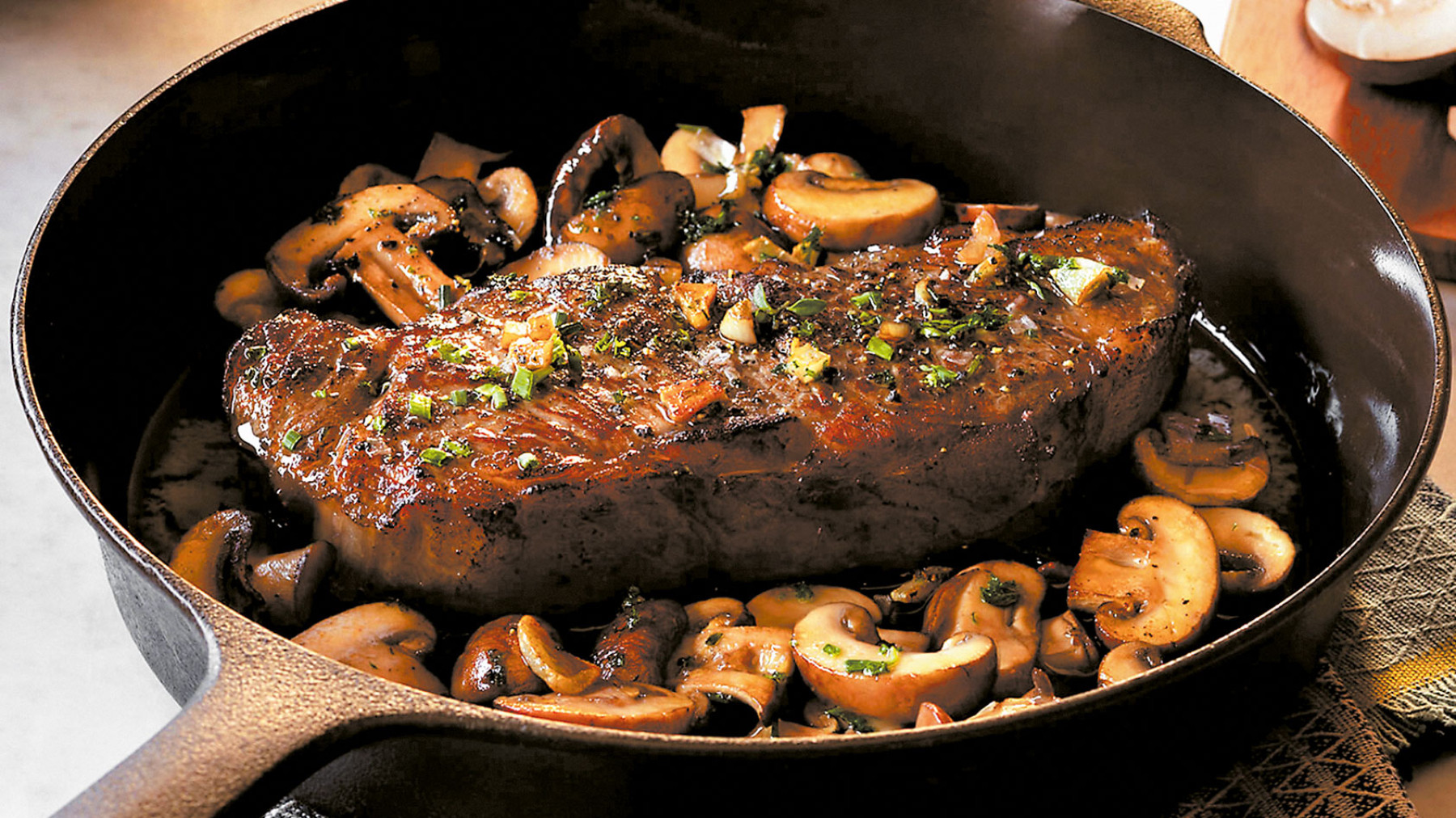 Bistec de Res con Hongos