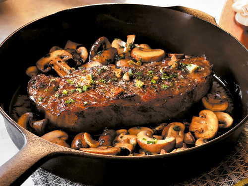 Bistec de Res con Hongos