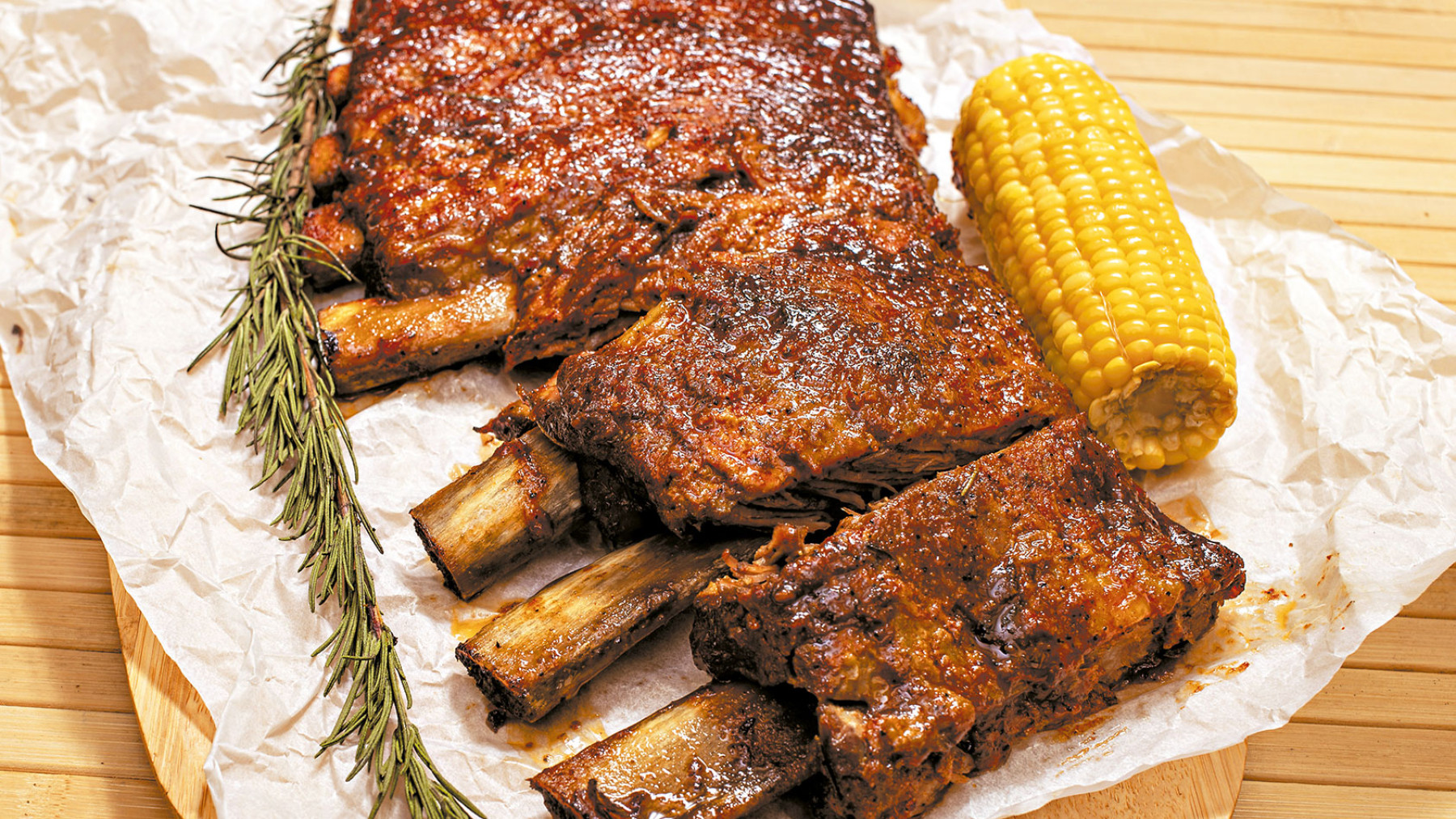 Costilla al Horno en Salsa Barbacoa