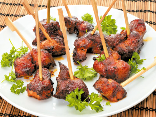 Picadero de Chicharrón con Glaseado Picante