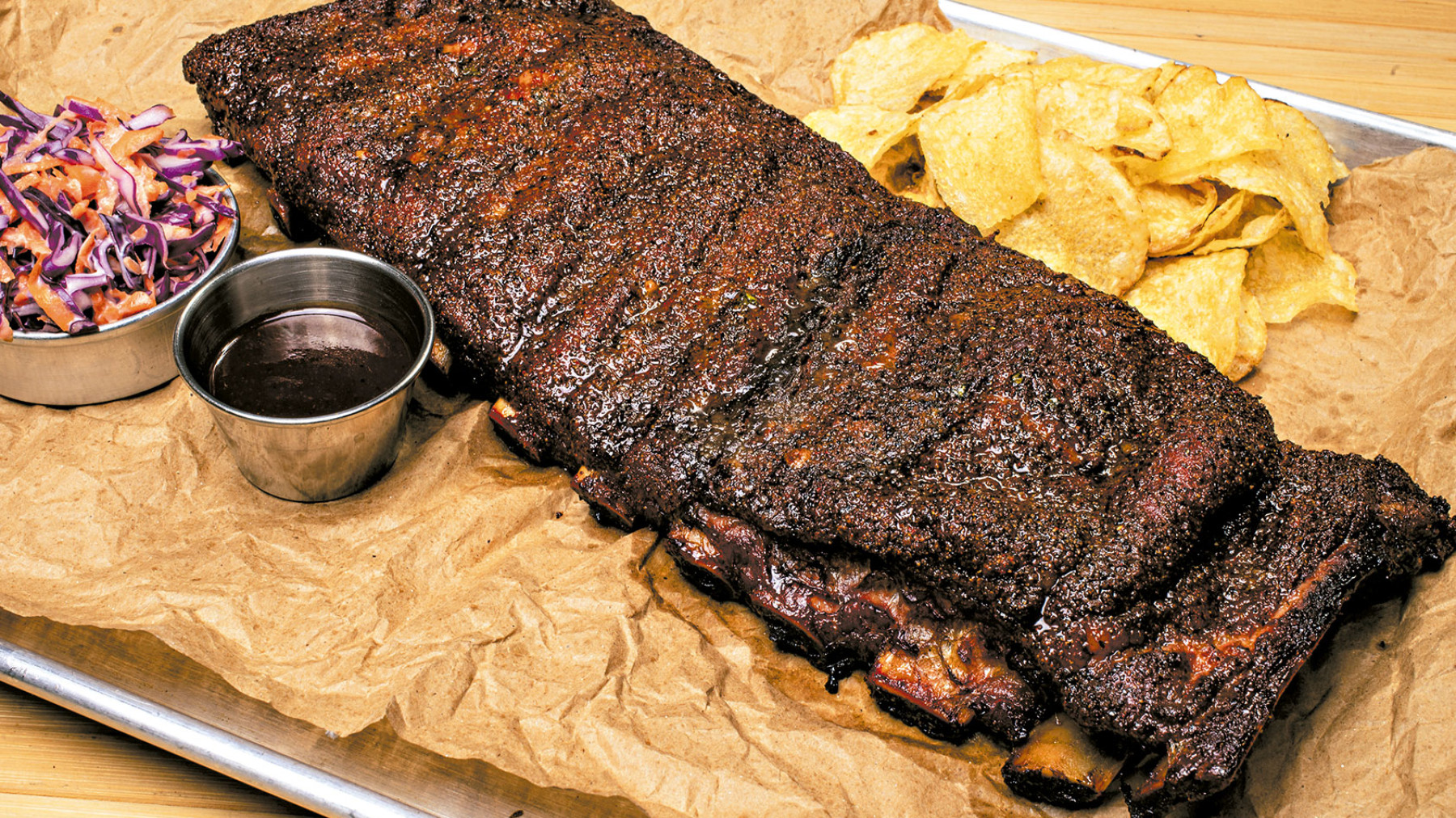 Costilla estilo St. Louis Ahumada