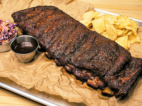 Costilla estilo St. Louis Ahumada