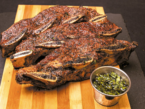 Short Ribs de Res con Chimichurri