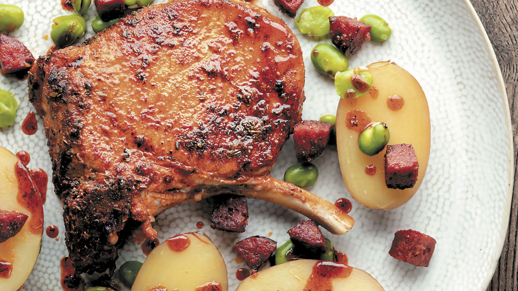 ChuletasTomahawk en Salsa de Vino
