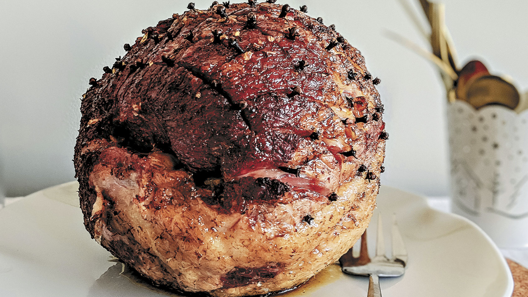 Jamón al ron y miel