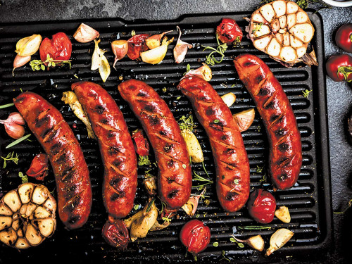 Chorizo cervecero con ajo y hierbas