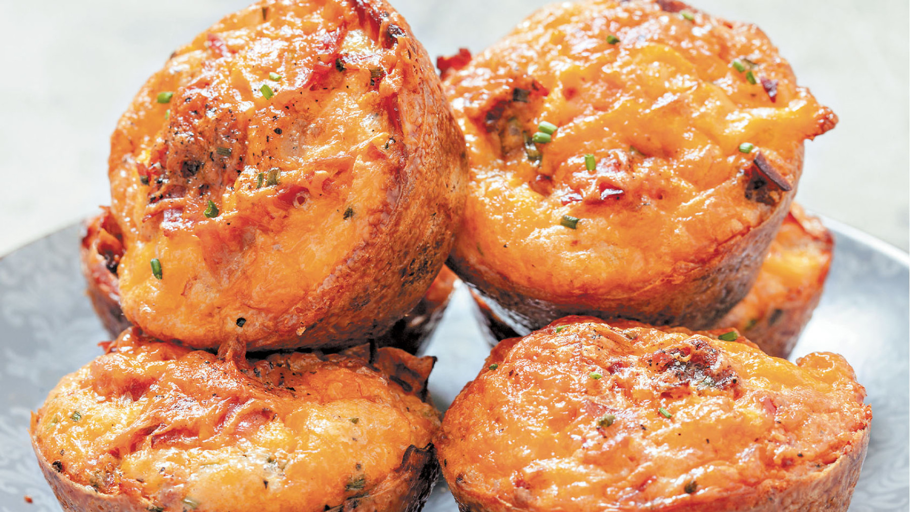 Muffins de huevo con Carne chorizada