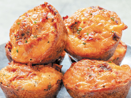 Muffins de huevo con Carne chorizada