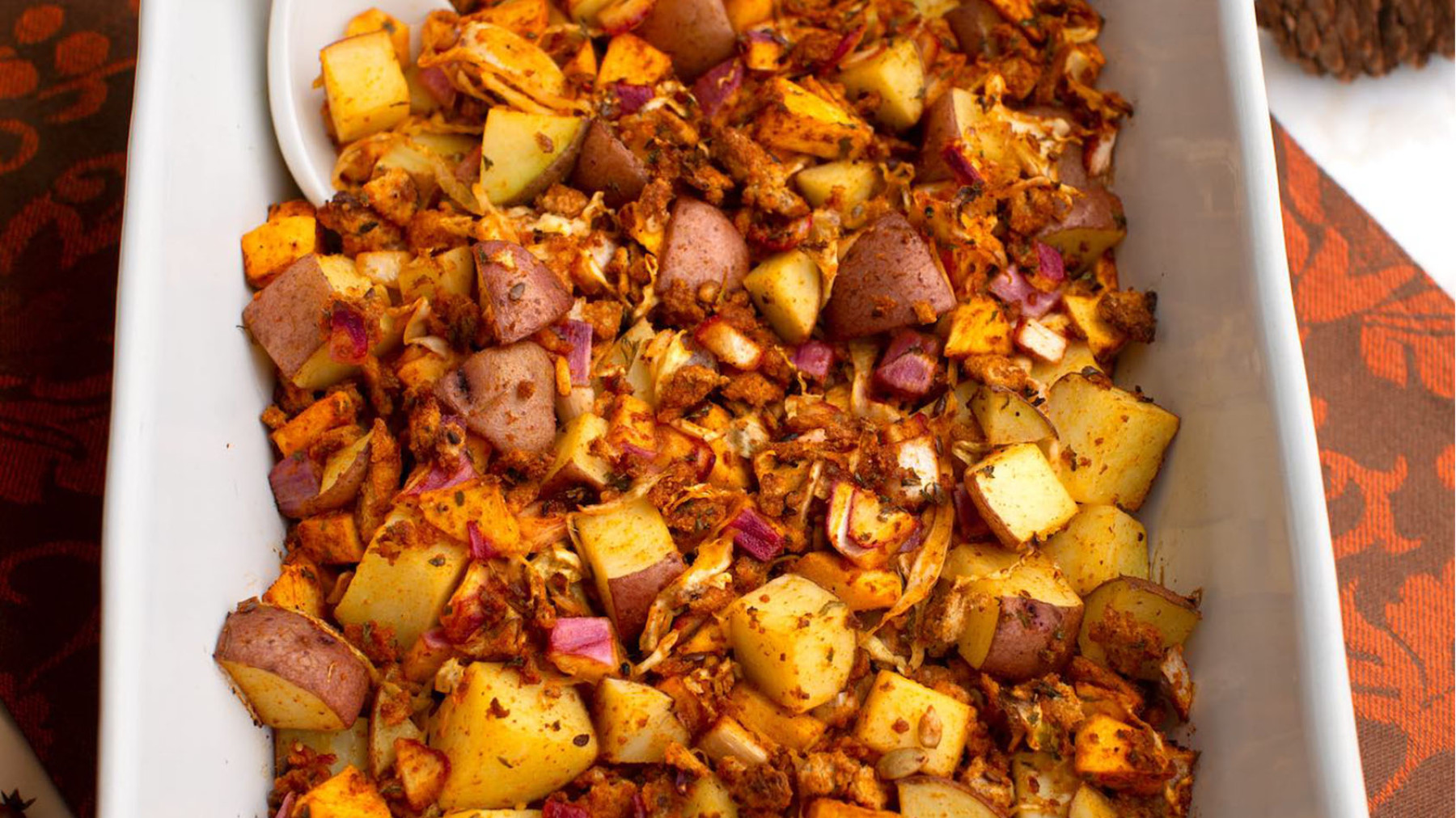 Relleno de Chorizo ahumado y manzana
