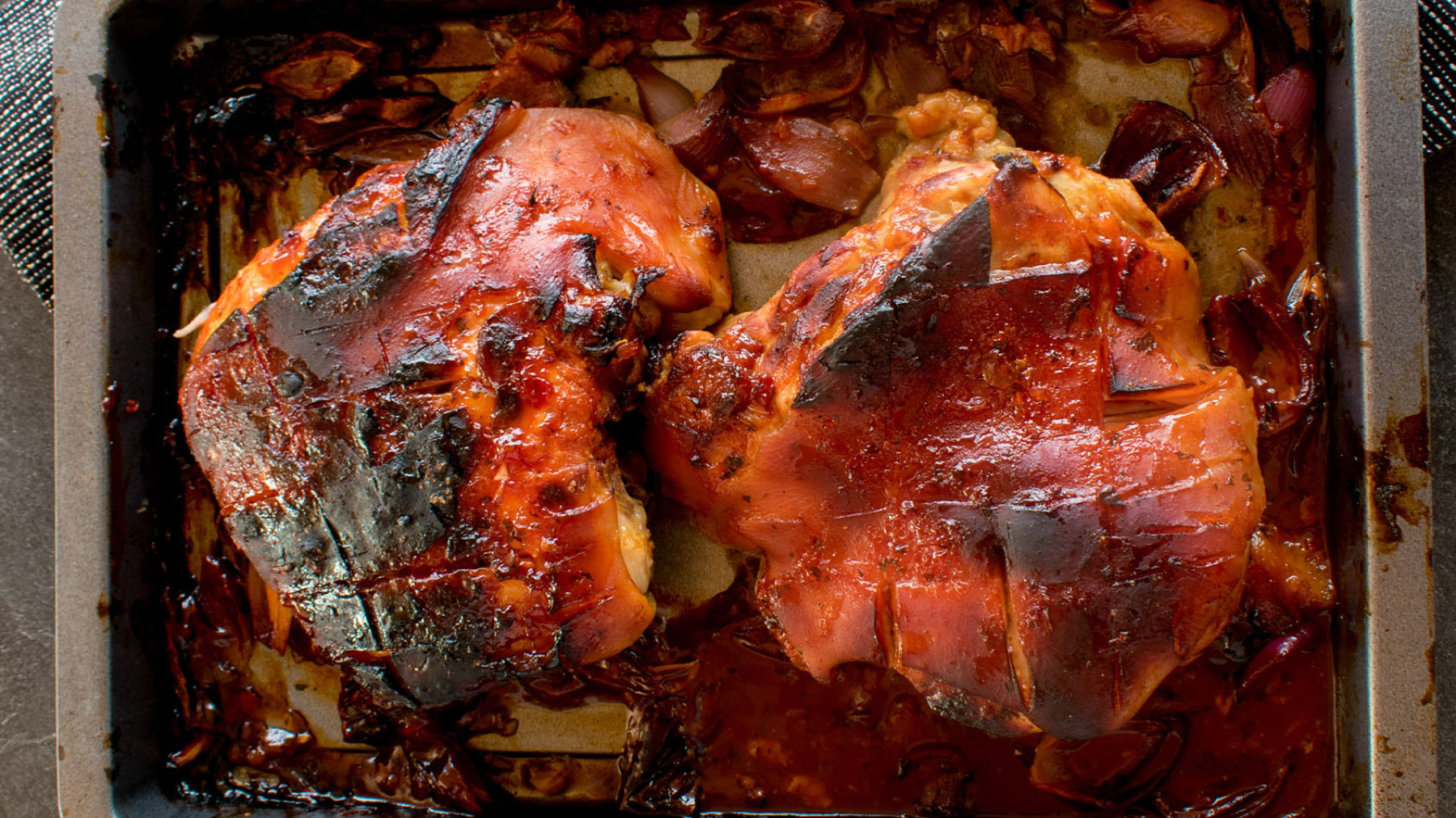 Nucas de Cerdo con azúcar y piña