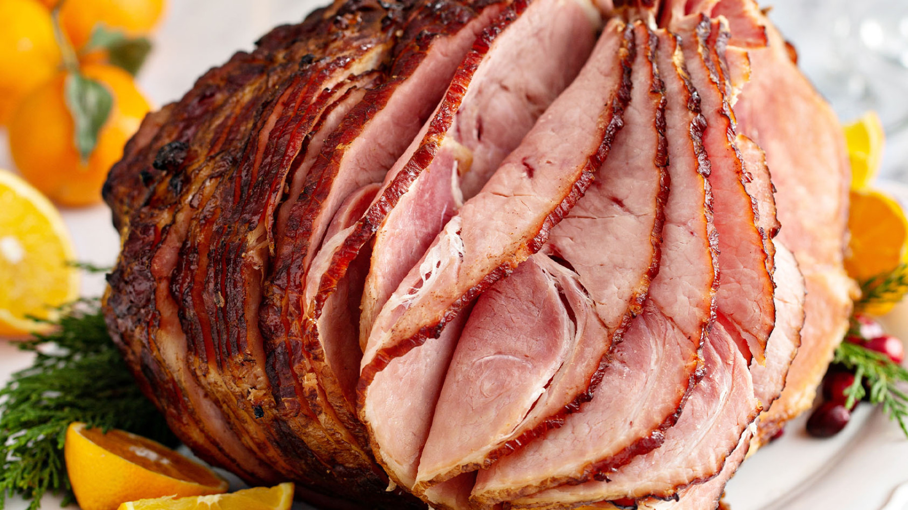 Jamón Espiral con glaseado de ron