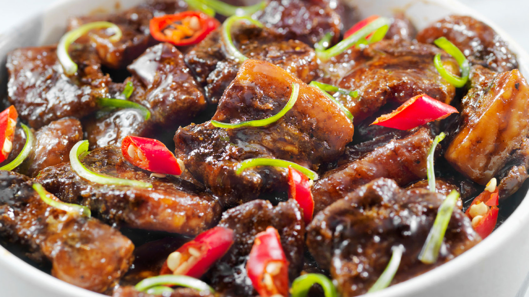Bites de chicharrón picante