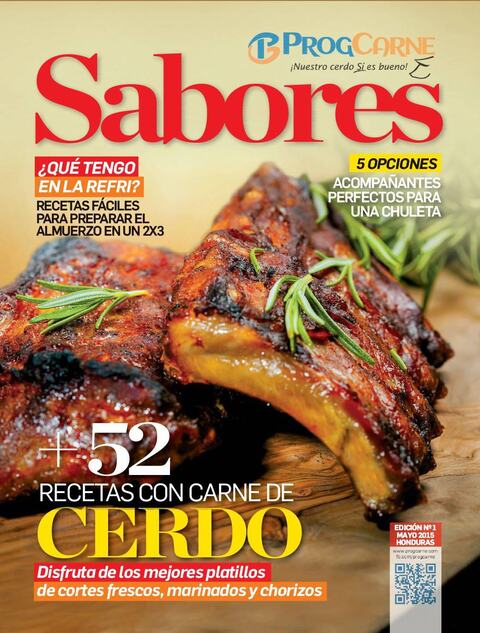 Portada de Sabores edición I