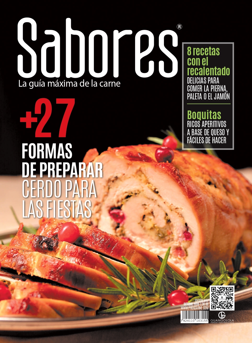 Portada Sabores Ed. XVII