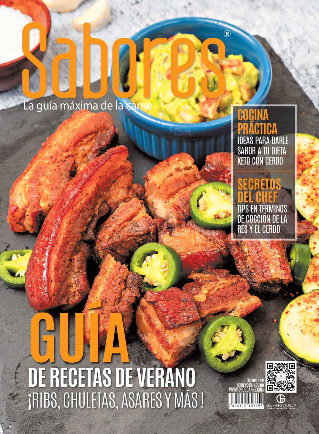 Portada Sabores Ed. XVIII