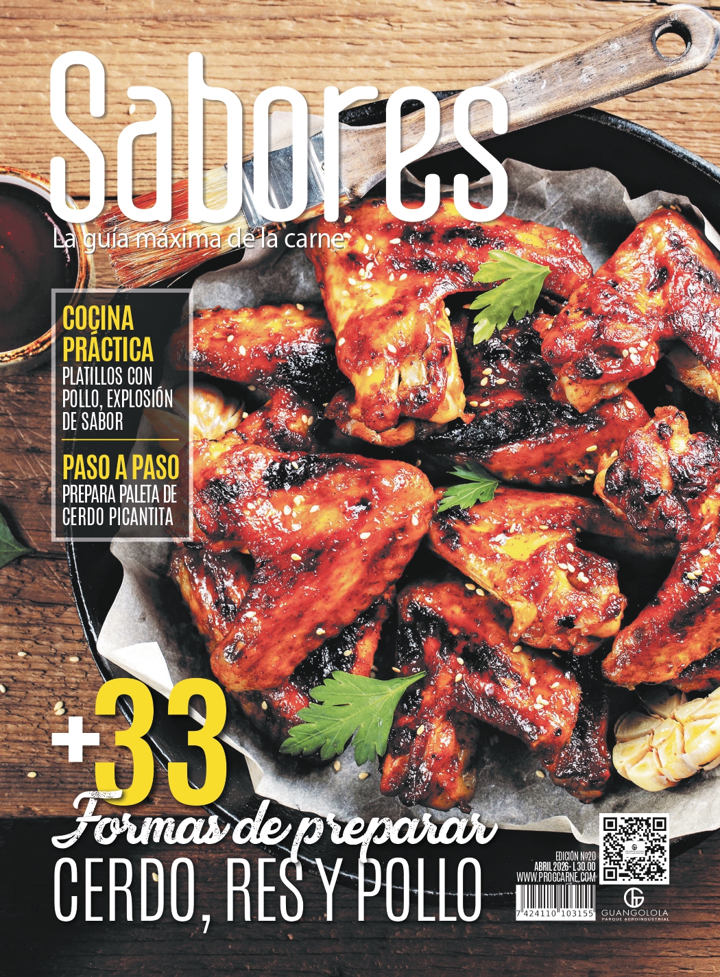 Portada Sabores Ed. XX